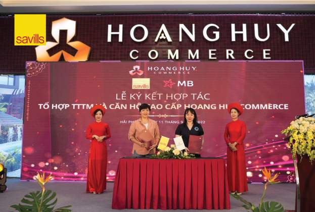 Savills Appointed as Property Manager at Hoang Huy Commerce in Hai Phong